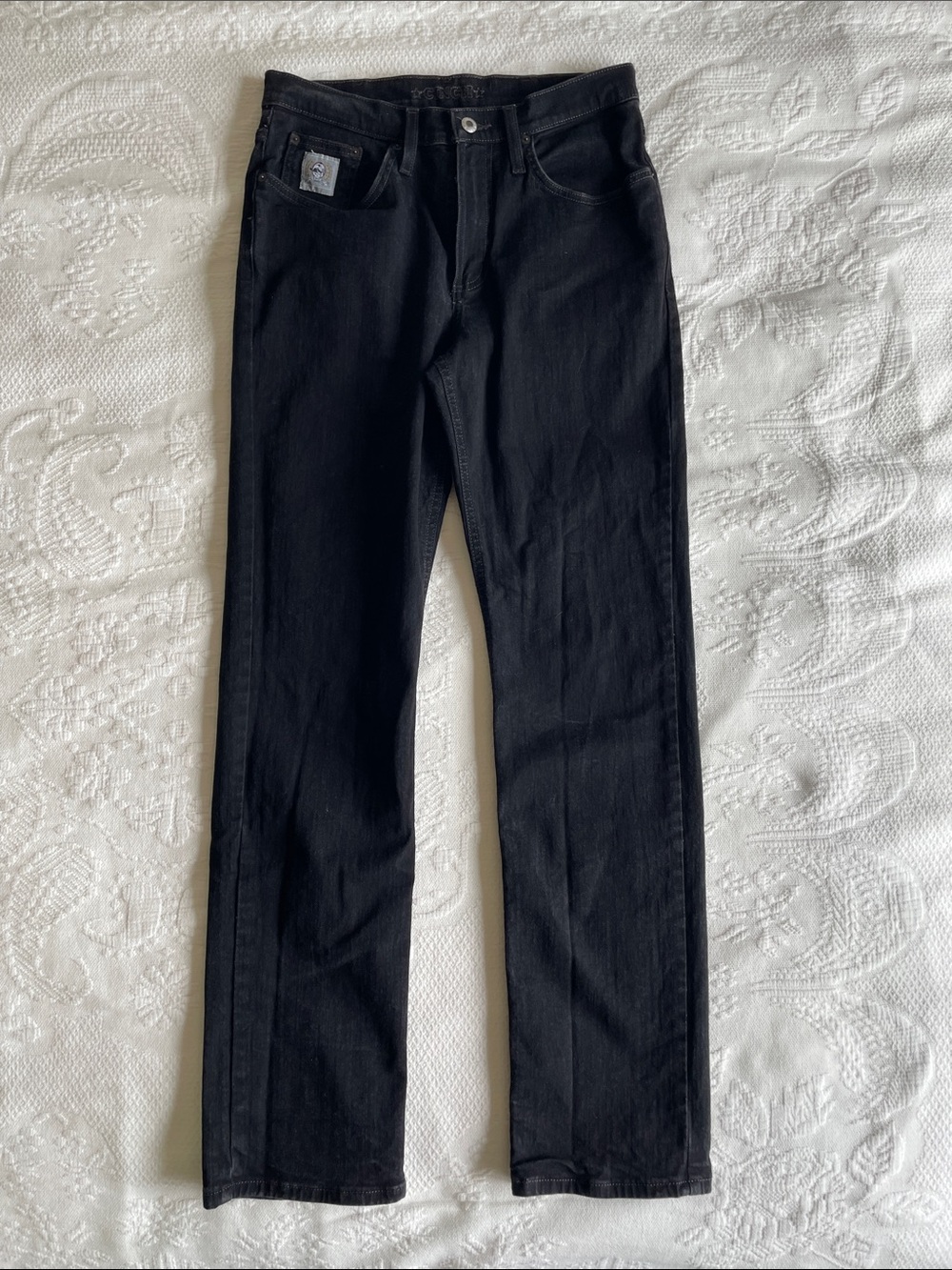 Cinch Men's Black Straight Jeans